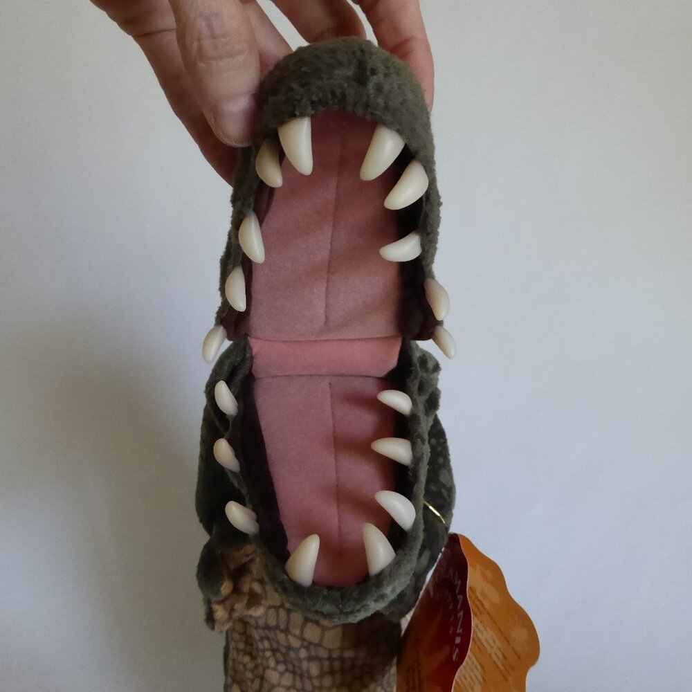 FOLKMANIS BRAND CROCODILE ALLIGATOR HAND PUPPET (NEW WITH TAGS) - Picture 3 of 16
